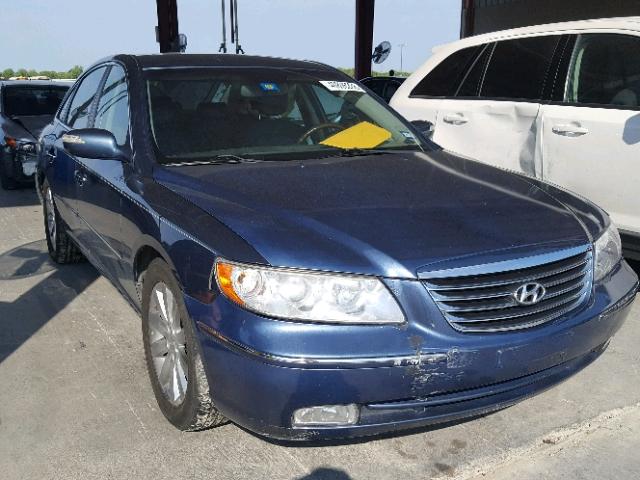 KMHFC46F39A358071 - 2009 HYUNDAI AZERA SE BLUE photo 1