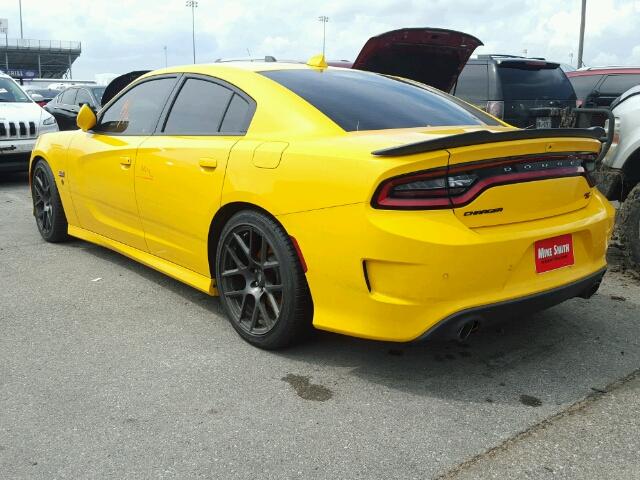 2C3CDXGJ1HH511091 - 2017 DODGE CHARGER R/ YELLOW photo 3