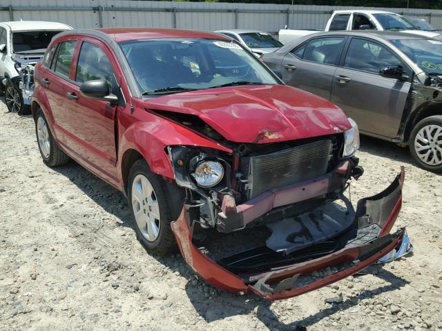 1B3HB48B17D598713 - 2007 DODGE CALIBER SX RED photo 1