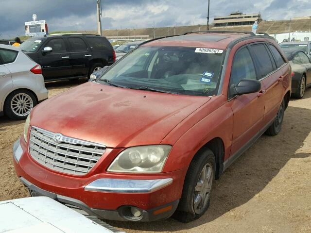 2C4GM68475R651216 - 2005 CHRYSLER PACIFICA RED photo 2