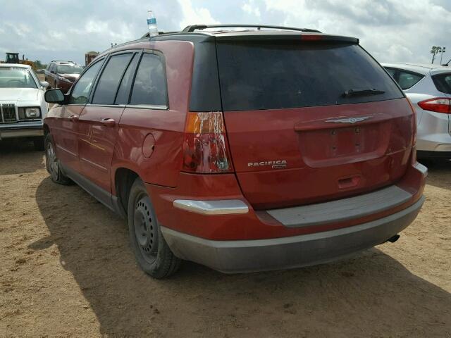 2C4GM68475R651216 - 2005 CHRYSLER PACIFICA RED photo 3