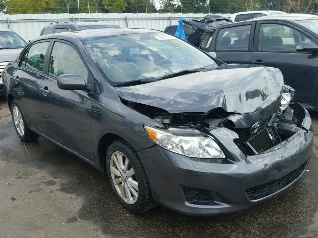 1NXBU40E99Z100180 - 2009 TOYOTA COROLLA GRAY photo 1