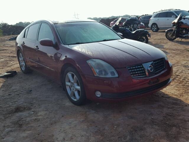 1N4BA41E04C820709 - 2004 NISSAN MAXIMA SE BURGUNDY photo 1