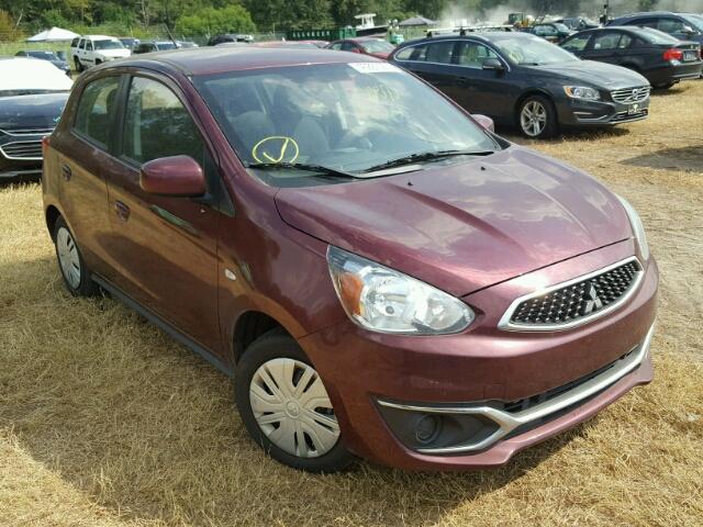 ML32A3HJ1HH007740 - 2017 MITSUBISHI MIRAGE MAROON photo 1