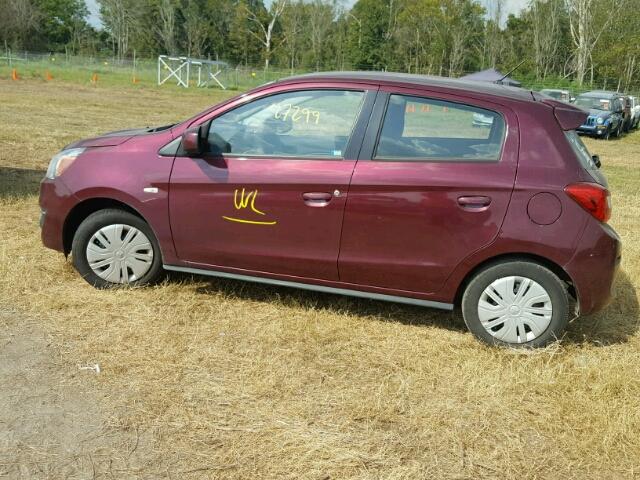 ML32A3HJ1HH007740 - 2017 MITSUBISHI MIRAGE MAROON photo 9