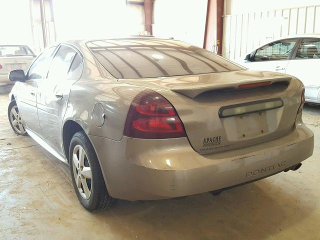 2G2WP552161274936 - 2006 PONTIAC GRAND PRIX BROWN photo 3