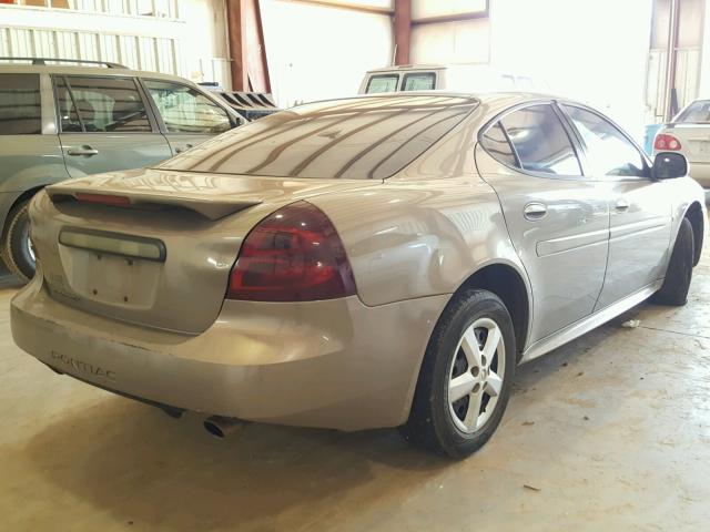 2G2WP552161274936 - 2006 PONTIAC GRAND PRIX BROWN photo 4