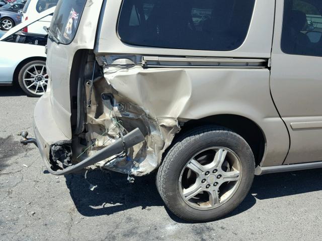 1GNDV33L86D177625 - 2006 CHEVROLET UPLANDER L 棕色 照片 9