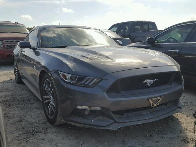 1FA6P8CF7G5283777 - 2016 FORD MUSTANG GT GRAY photo 1