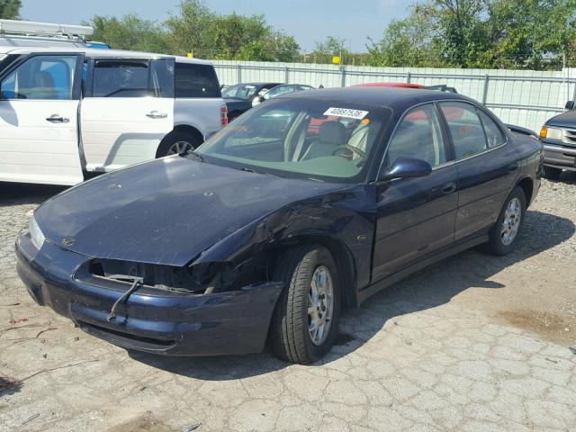 1G3WS52HX1F147882 - 2001 OLDSMOBILE INTRIGUE G BLUE photo 2