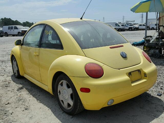 3VWCK21C71M441650 - 2001 VOLKSWAGEN NEW BEETLE ყვითელი ფოტო 3