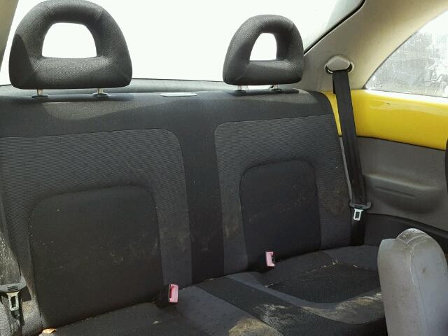 3VWCK21C71M441650 - 2001 VOLKSWAGEN NEW BEETLE ყვითელი ფოტო 6