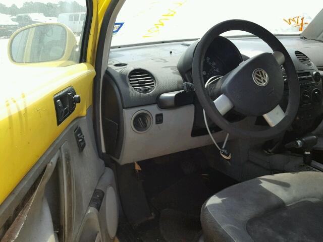 3VWCK21C71M441650 - 2001 VOLKSWAGEN NEW BEETLE ყვითელი ფოტო 9