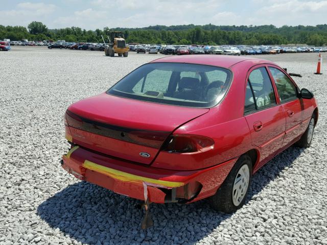3FAFP13P32R209648 - 2002 FORD ESCORT RED photo 4
