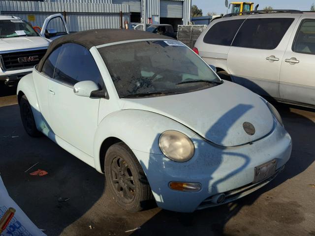 3VWCK21Y73M326187 - 2003 VOLKSWAGEN NEW BEETLE 青绿色 照片 1