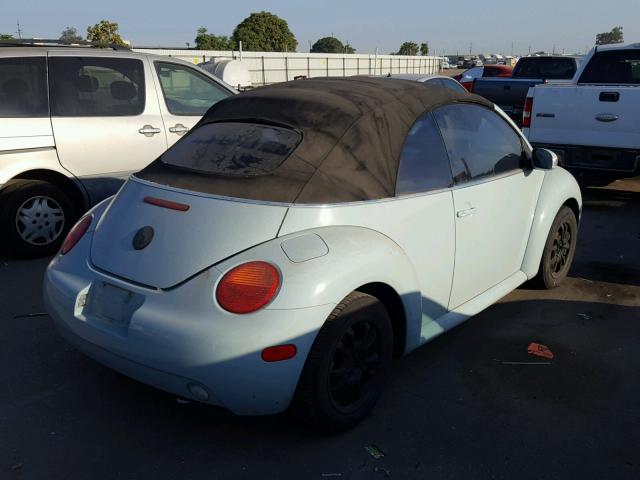 3VWCK21Y73M326187 - 2003 VOLKSWAGEN NEW BEETLE 青绿色 照片 4