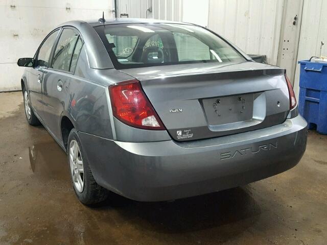 1G8AJ55F26Z188238 - 2006 SATURN ION LEVEL GRAY photo 3