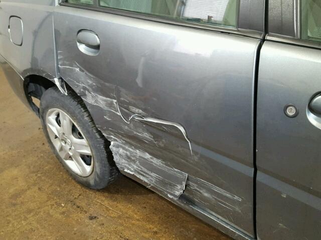 1G8AJ55F26Z188238 - 2006 SATURN ION LEVEL GRAY photo 9