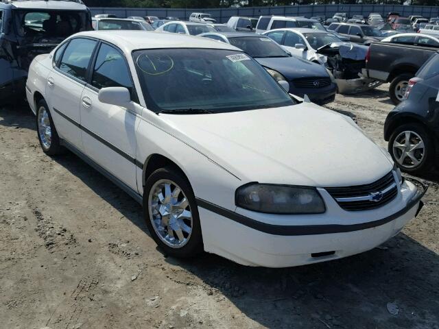 2G1WF52E739360576 - 2003 CHEVROLET IMPALA WHITE photo 1