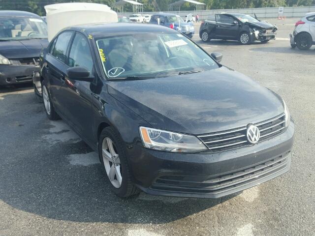 3VW2K7AJ9FM269314 - 2015 VOLKSWAGEN JETTA BLACK photo 1