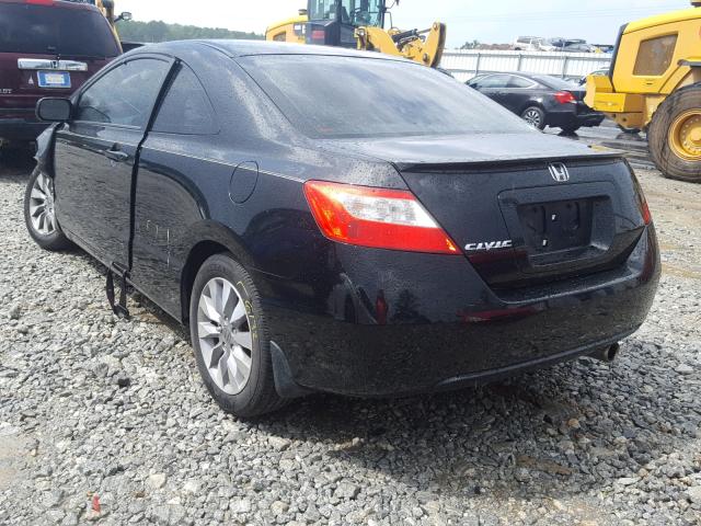 2HGFG1B92AH503891 - 2010 HONDA CIVIC EXL 黑色 照片 3