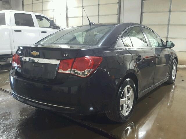 1G1PF5SC5C7338998 - 2012 CHEVROLET CRUZE BLACK photo 4