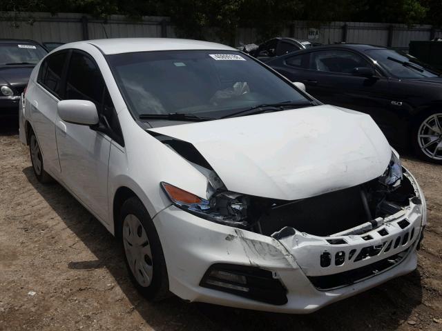 JHMZE2H50CS004139 - 2012 HONDA INSIGHT LX WHITE photo 1