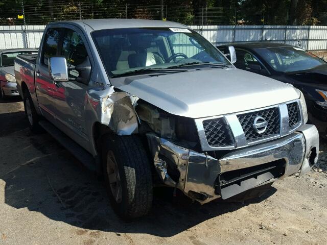 1N6BA07A65N552470 - 2005 NISSAN TITAN XE SILVER photo 1