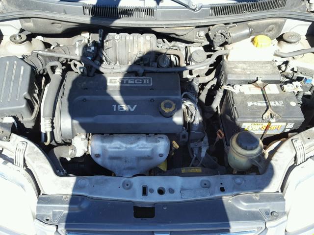 KL1TD666X8B002653 - 2008 CHEVROLET AVEO BASE Gris photo 7