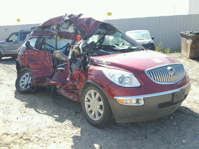 5GAKVCED8BJ318096 - 2011 BUICK ENCLAVE CX MAROON photo 1