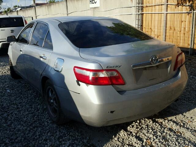 4T1BE46K87U173760 - 2007 TOYOTA CAMRY NEW SILVER photo 3