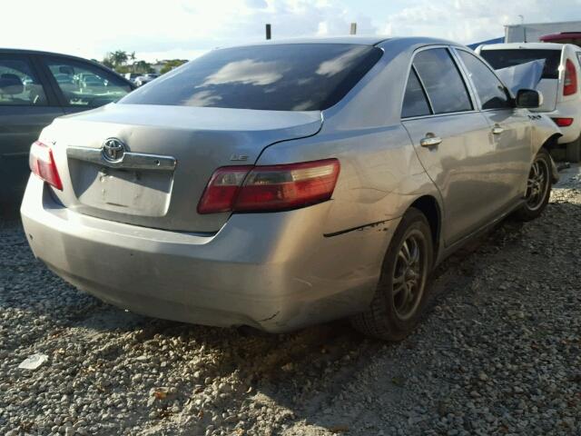 4T1BE46K87U173760 - 2007 TOYOTA CAMRY NEW SILVER photo 4