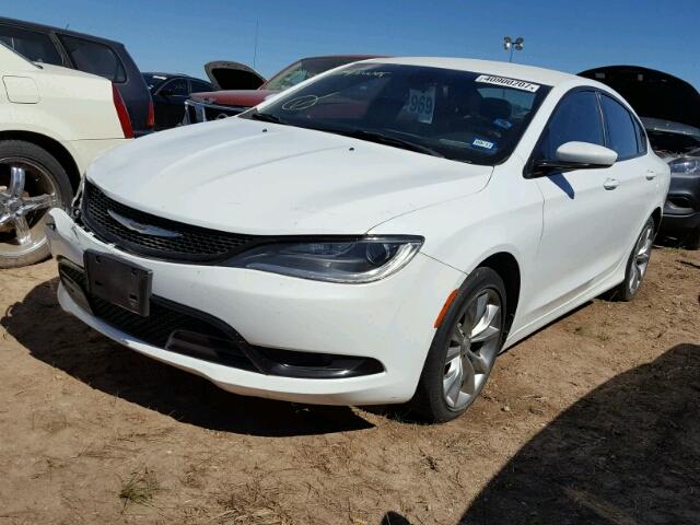 1C3CCCBGXFN517502 - 2015 CHRYSLER 200 WHITE photo 2