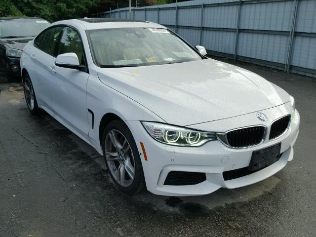 WBA4B3C57FGV48319 - 2015 BMW 435 XI WHITE photo 1