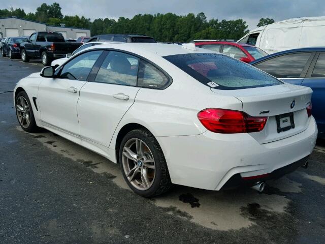 WBA4B3C57FGV48319 - 2015 BMW 435 XI WHITE photo 3