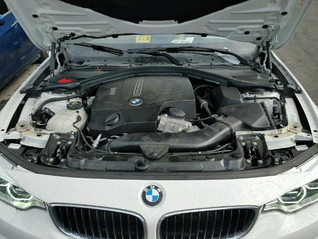 WBA4B3C57FGV48319 - 2015 BMW 435 XI WHITE photo 7