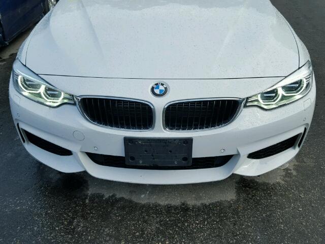 WBA4B3C57FGV48319 - 2015 BMW 435 XI WHITE photo 9