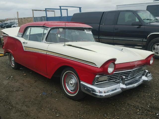 D7RW197004 - 1957 FORD FAIRMONT RED photo 1