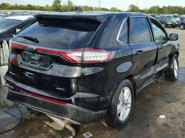 2FMPK3J80GBC34982 - 2016 FORD EDGE SEL BLACK photo 4