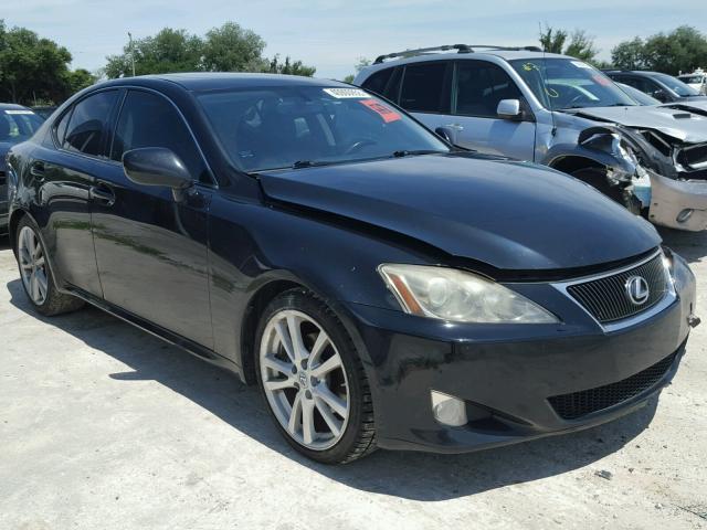 JTHBK262775029451 - 2007 LEXUS IS BLACK photo 1