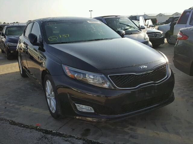 5XXGN4A75EG273265 - 2014 KIA OPTIMA BLACK photo 1