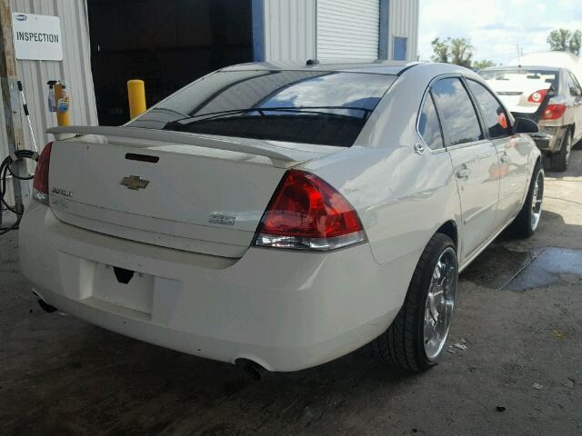 2G1WD58C879347255 - 2007 CHEVROLET IMPALA WHITE photo 4