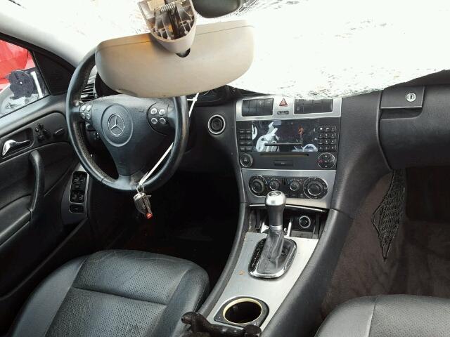 WDBRF52H26A887656 - 2006 MERCEDES-BENZ C GENERATI SILVER photo 9