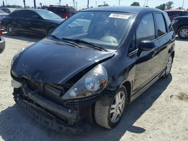 JHMGD386X7S021903 - 2007 HONDA FIT S 黑色 照片 2