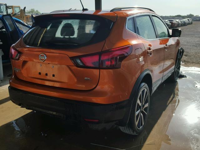 JN1BJ1CP6HW030801 - 2017 NISSAN ROGUE SPOR ORANGE photo 4