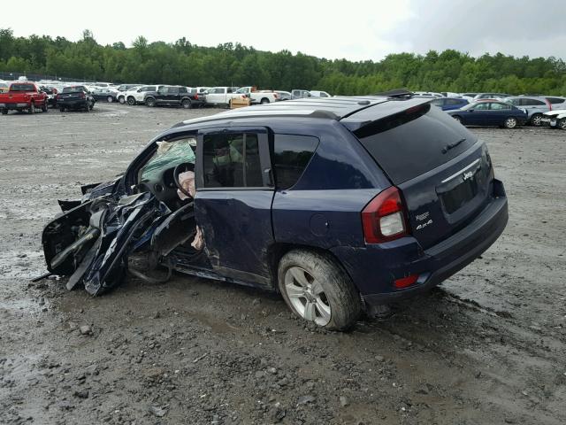 1C4NJDBB7GD780820 - 2016 JEEP COMPASS SP BLUE photo 3