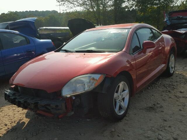 4A3AK24F88E038161 - 2008 MITSUBISHI ECLIPSE RED photo 2