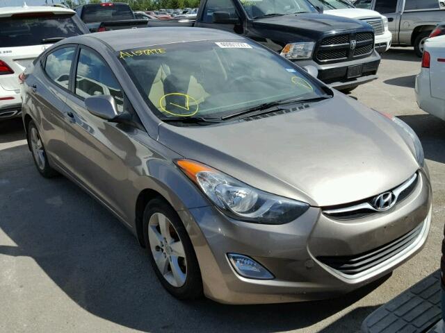 5NPDH4AE9DH258019 - 2013 HYUNDAI ELANTRA GRAY photo 1