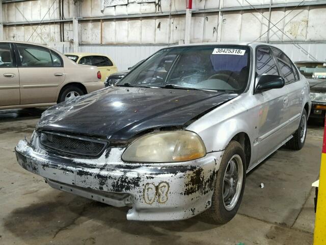 2HGEJ6619YH587491 - 2000 HONDA CIVIC BASE Gümüş foto 2