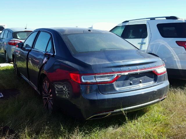 1LN6L9SP6H5629871 - 2017 LINCOLN CONTINENTA BLUE photo 3